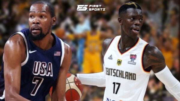 Kevin Durant and Dennis Schroder