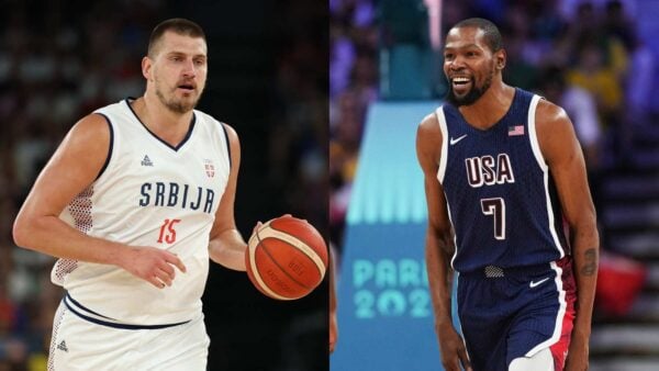 Kevin Durant and Team USA defeated Nikola Jokic and Serbia at Paris Olympics