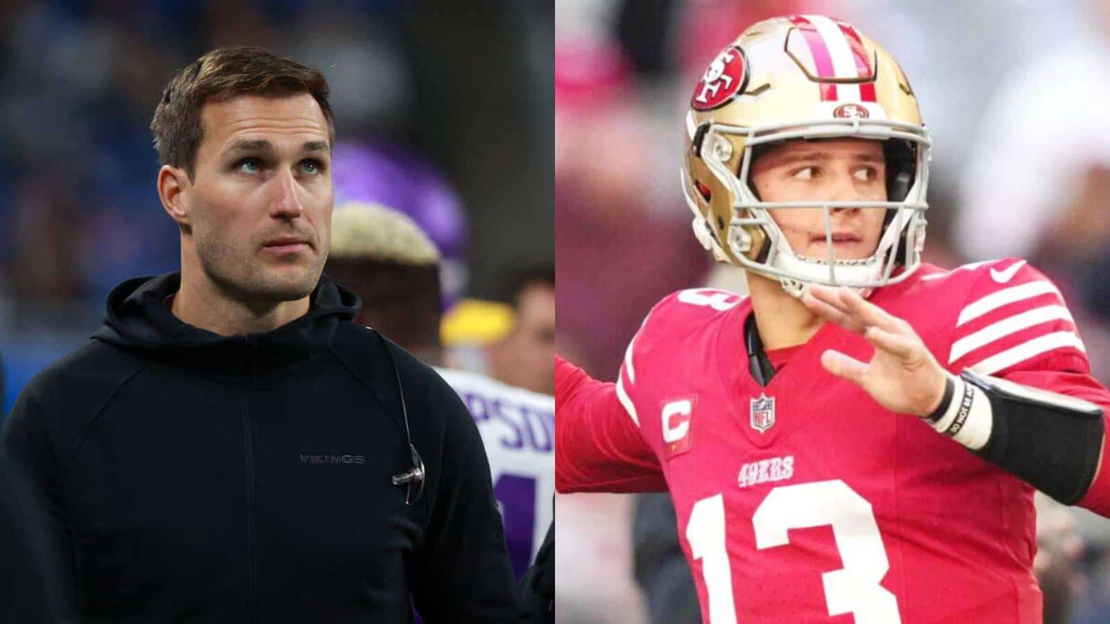 ‘Firm’ Kirk Cousins believes Brock Purdy’s best years are still ahead of him despite widespread criticism