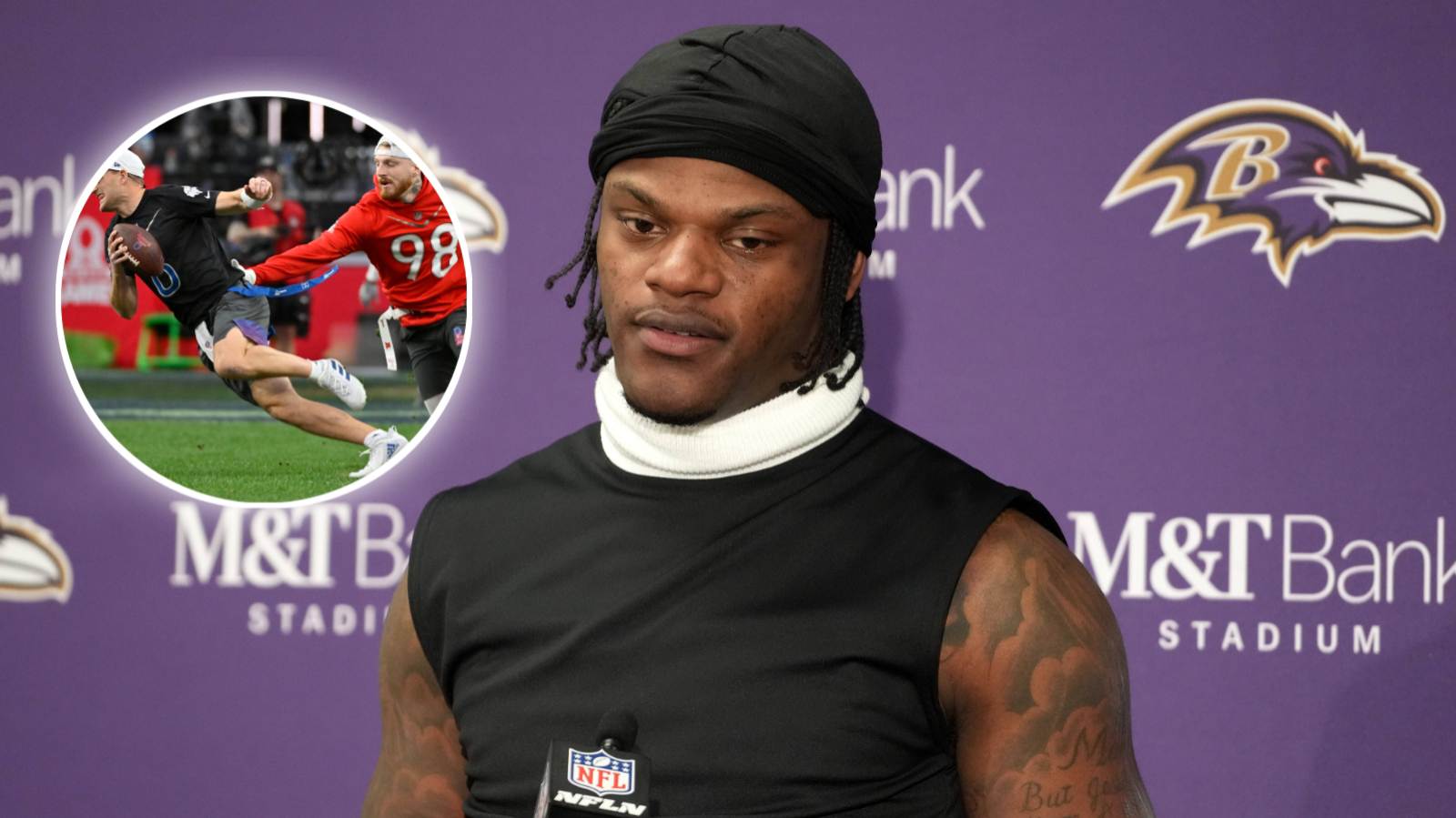 Overconfidence? Lamar Jackson jumps into heated flag football debate with a savage tweet