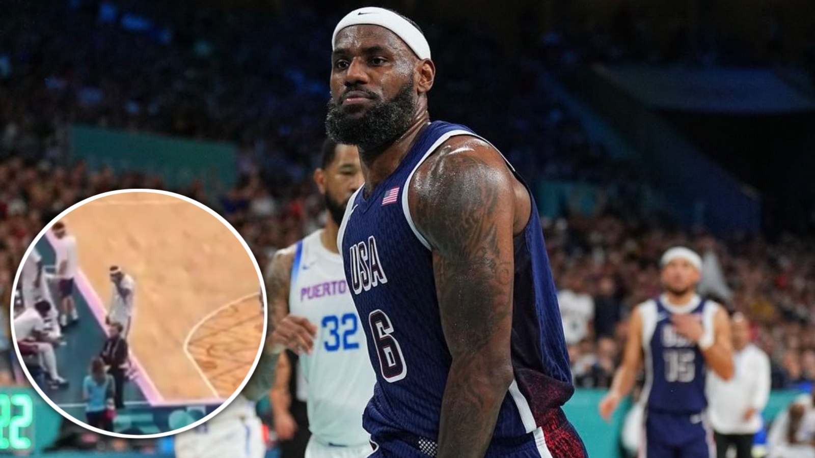 VIDEO: LeBron James is VIRAL for dancing to iconic pop song during Paris Olympics game