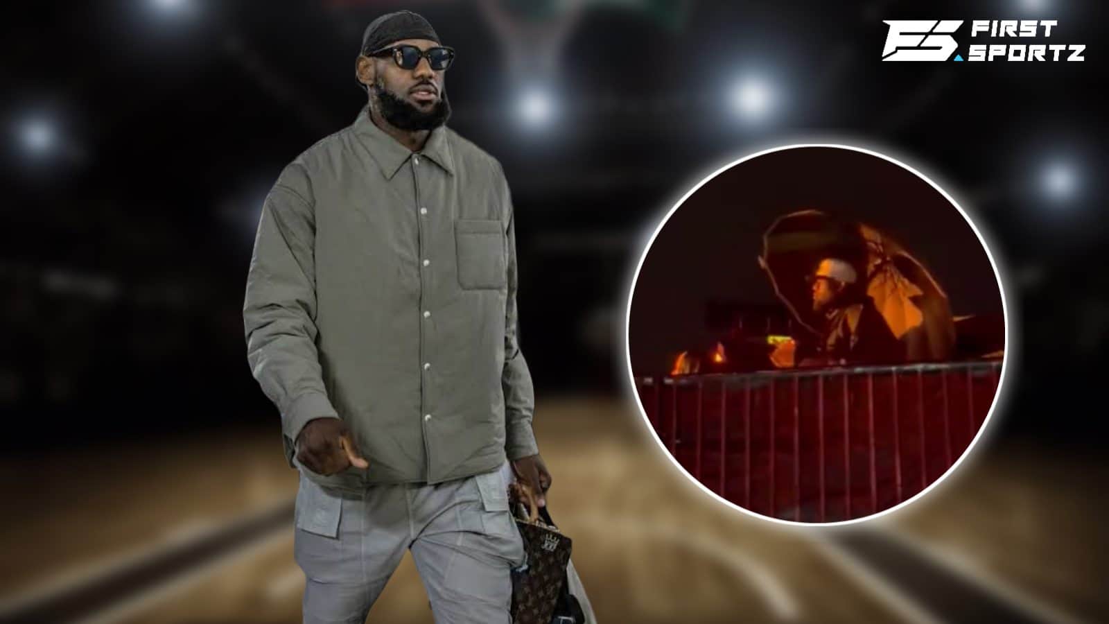 (Video) LeBron James sings his heart out in the rain at Adele’s Concert