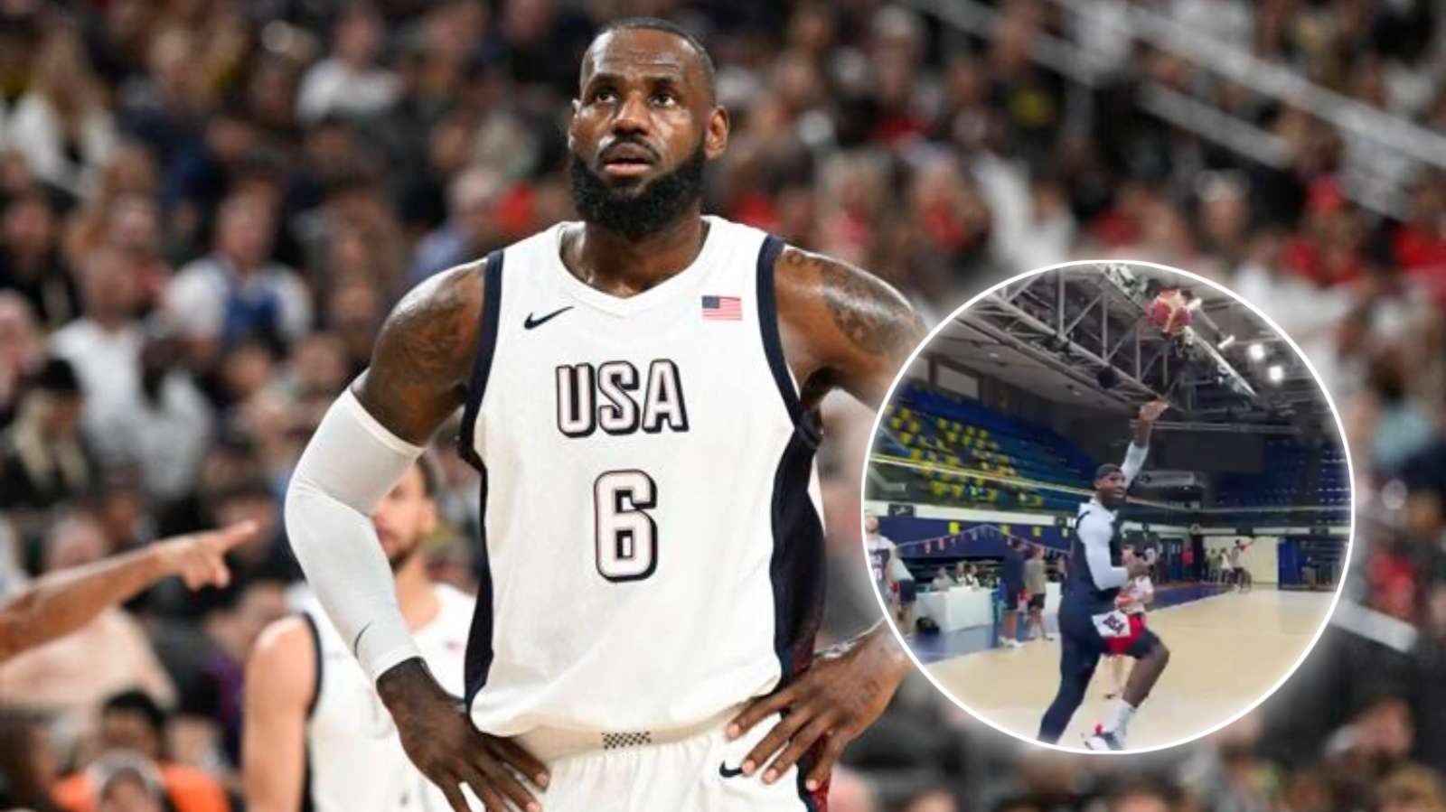 LeBron James hilariously recreates ‘unstoppable move’ 12 years later at Paris Olympics