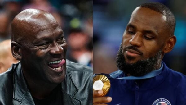 Michael Jordan and LeBron James