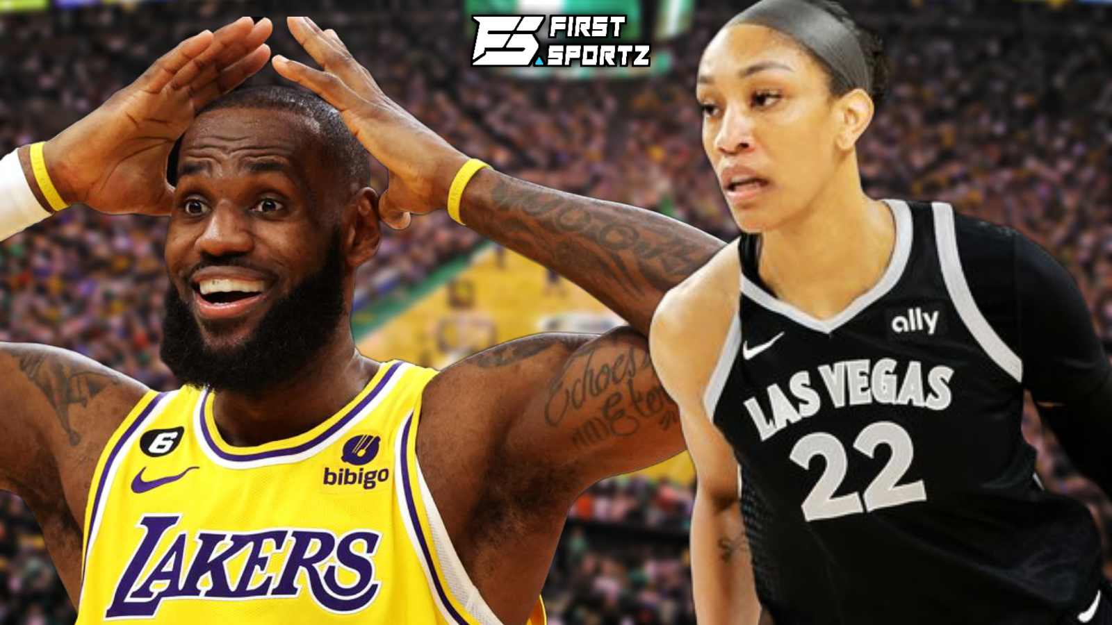 ‘Pumped up’ LeBron James has a 6-word reaction to A’ja Wilson going “crazy” against the Wings