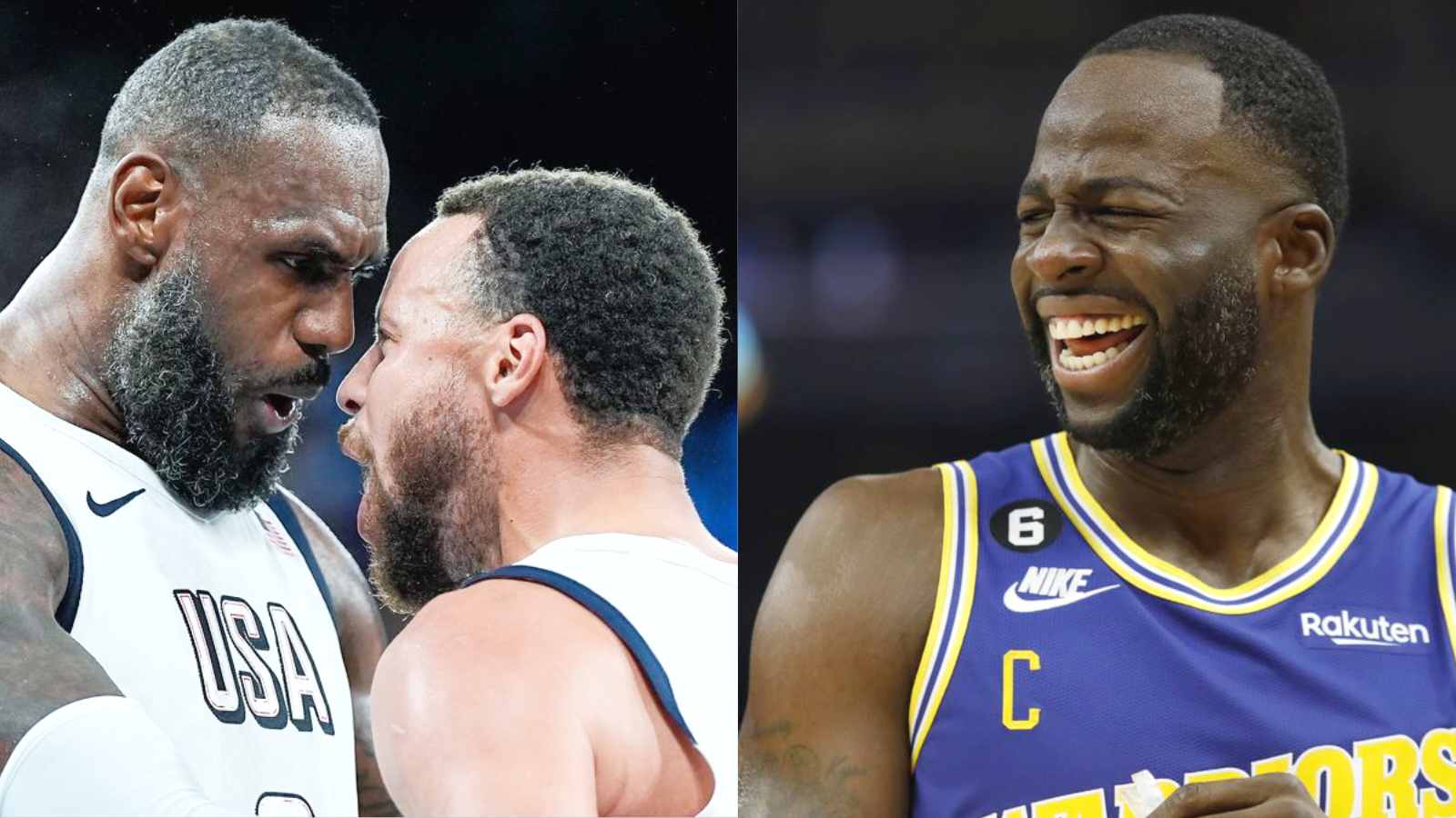 ‘Nervous’ Draymond Green ALMOST added LeBron and Steph Curry to group chat during half-time against Serbia