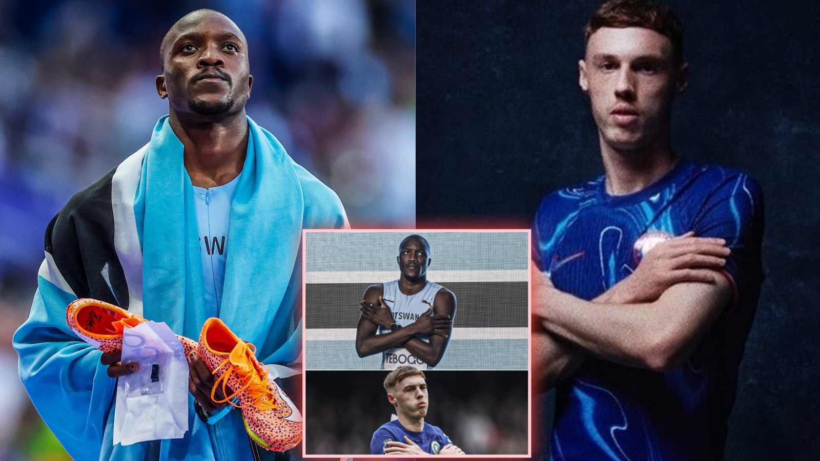 Letsile Tebogo hits Chelsea star Cole Palmer’s iconic ‘cold’ celebration before winning Gold at Paris Olympics 2024