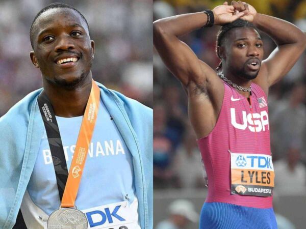 Letsile Tebogo and Noah Lyles [Image Credit: BBC/Imago]