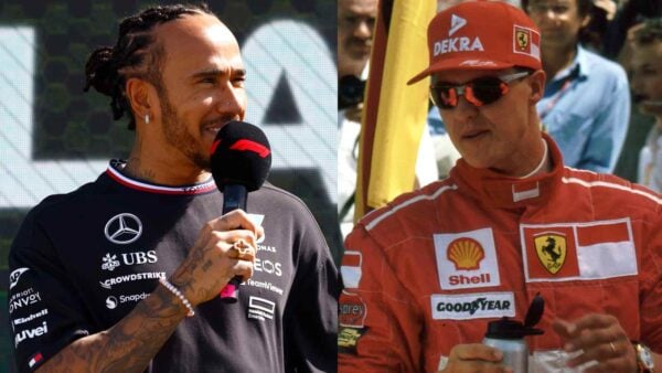 Lewis Hamilton and Michael Schumacher