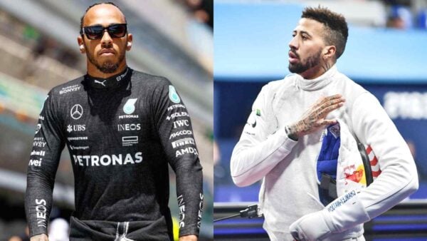 Lewis Hamilton and Miles Chamley-watson