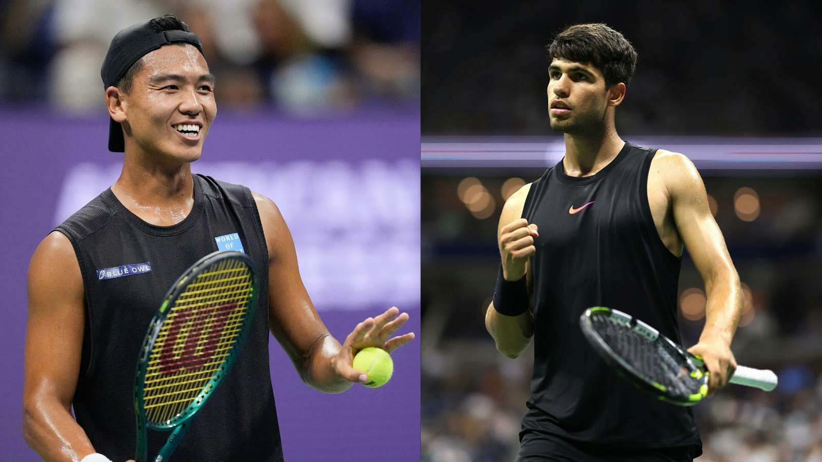 Li Tu in awe of Carlos Alcaraz’s ‘specimen’ physique as the Spaniard opts for sleeveless outfit at the US Open