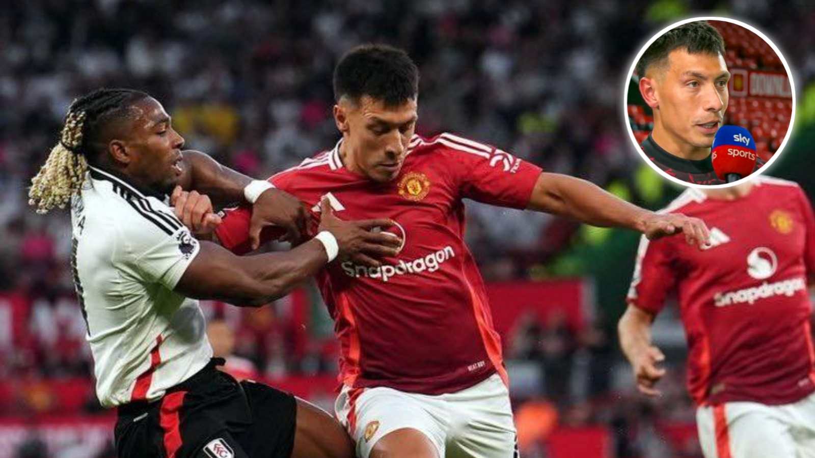 “I sent him to the gym” Manchester United defender Lisandro Martinez takes sly dig at Adama Traore following exciting match-up in Premier League opener