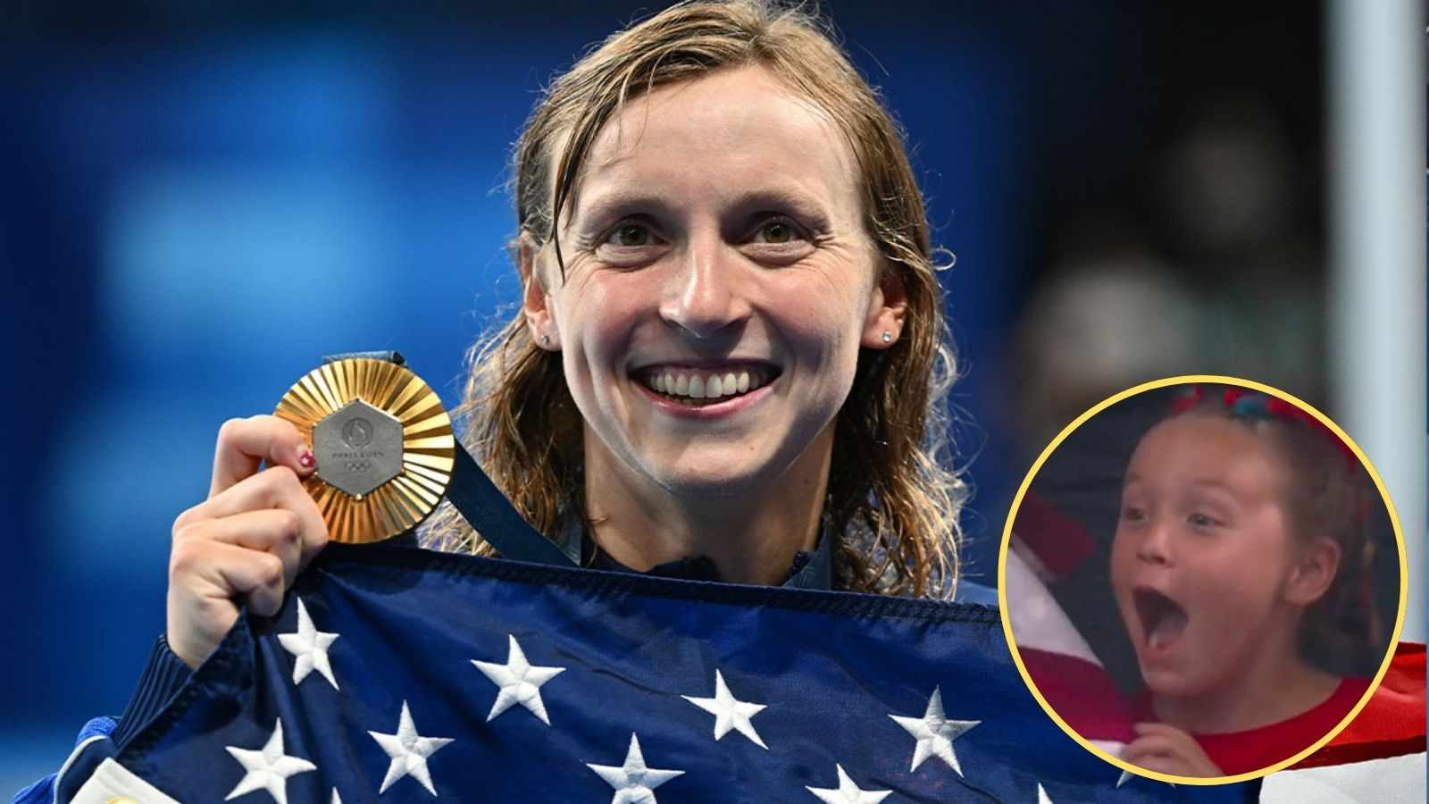 ‘Flabbergasted’ young fan almost faints after Katie Ledecky waves at her, Paris Olympics video goes viral