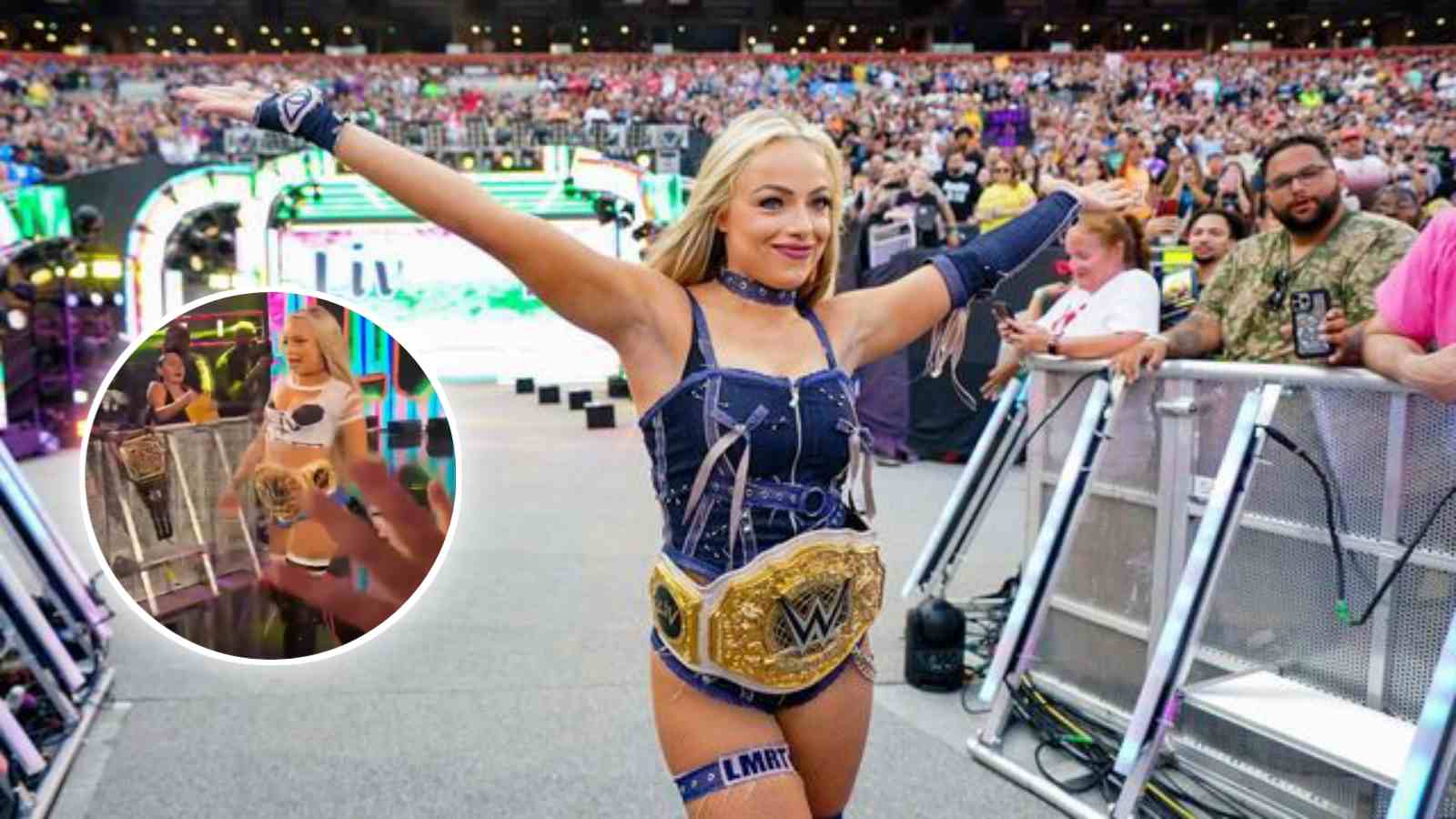 Video: Liv Morgan successfully defends her Women’s World Championship against former WWE champion after SmackDown goes off-air 