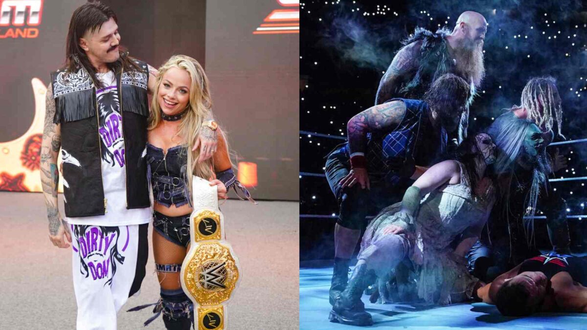 Liv Morgan and Dominik Mysterio, Wyatt Sicks