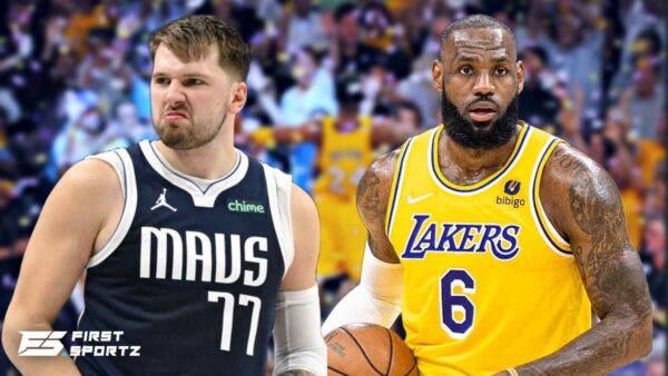 Luka Doncic and LeBron James