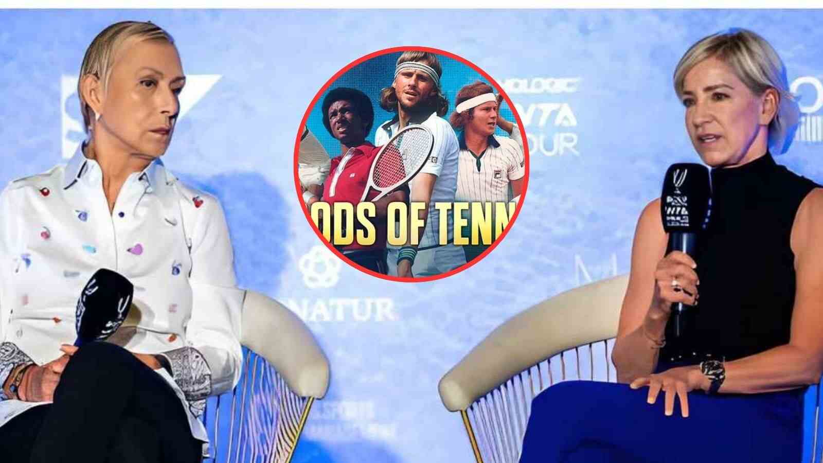 “That is not good,” Chris Evert reacts to Martina Navratilova’s criticism about their photos in new docuseries ‘Gods Of Tennis’