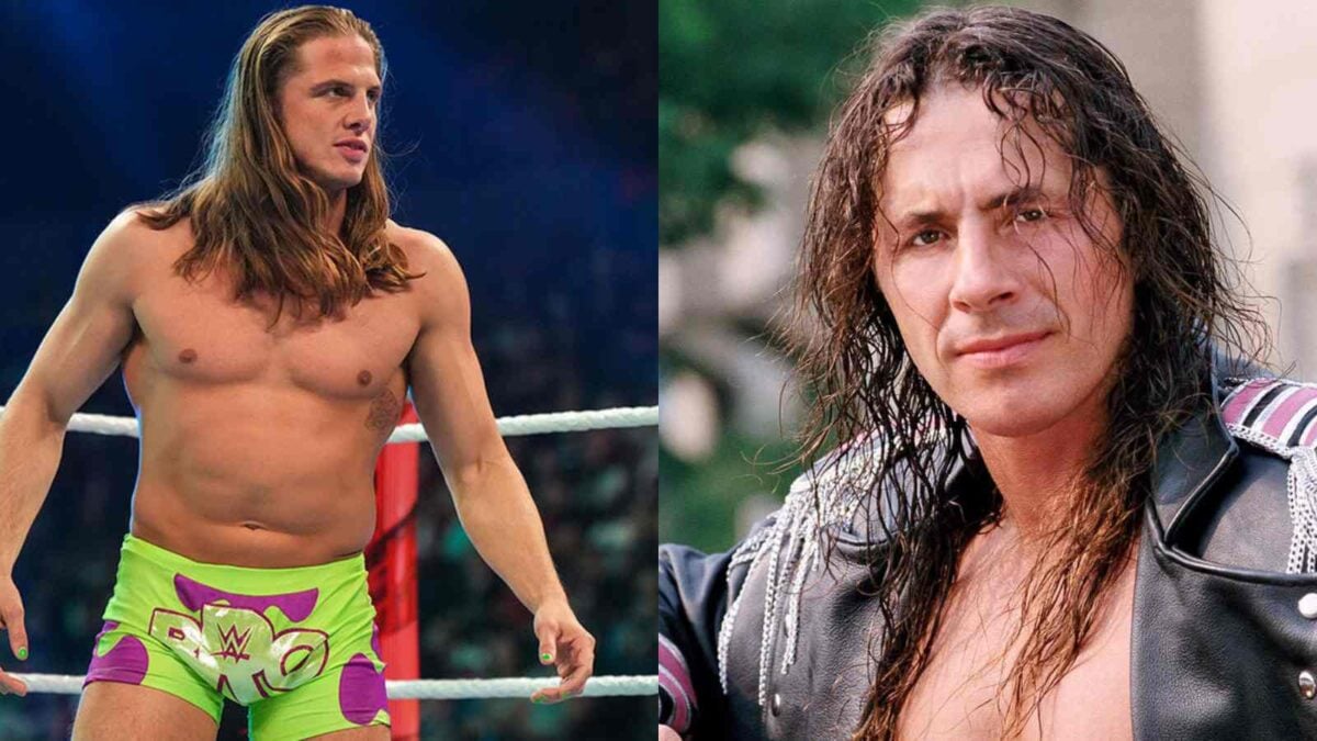 Matt Riddle and Bret Hart 