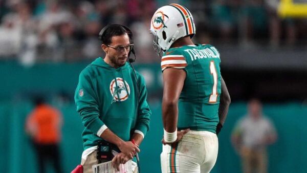 Miami Dolphins head coach Mike McDaniels isn't bothered with Tua Tagovailoa calling out Brian Flores