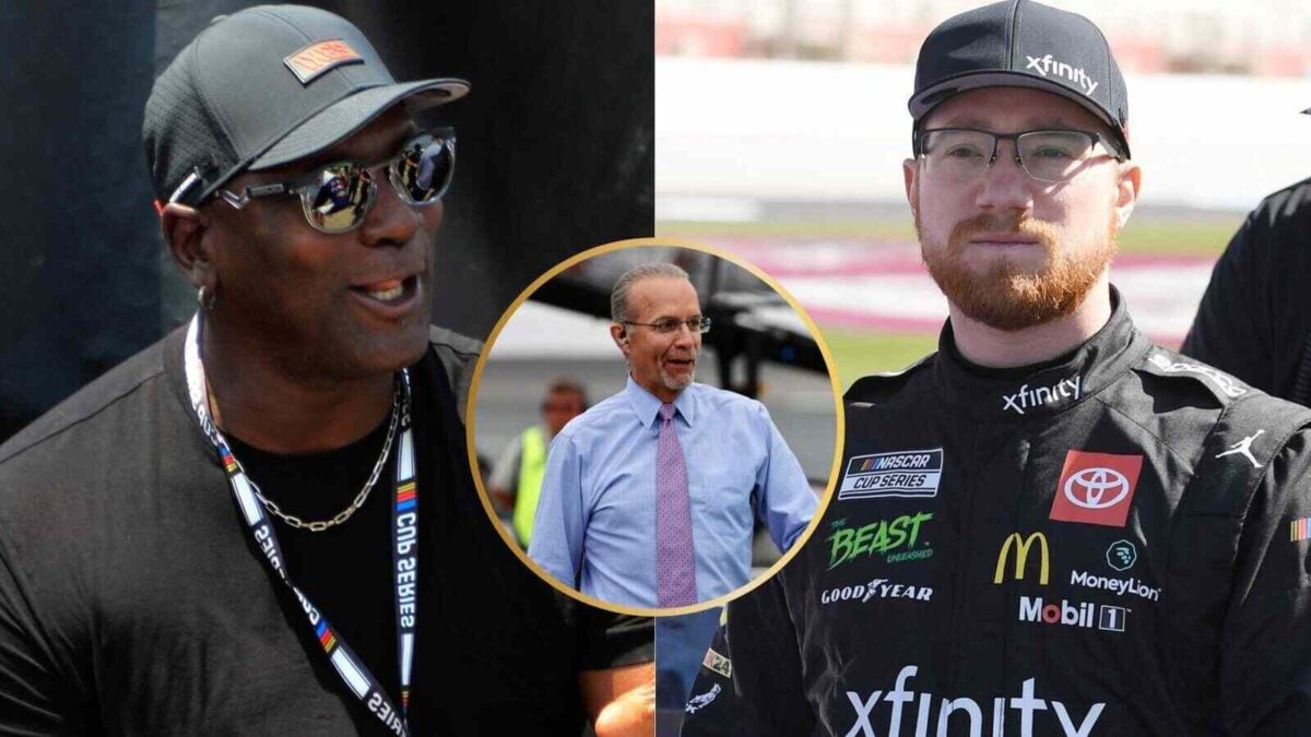 Michael Jordan, Kyle Petty and Tyler Reddick