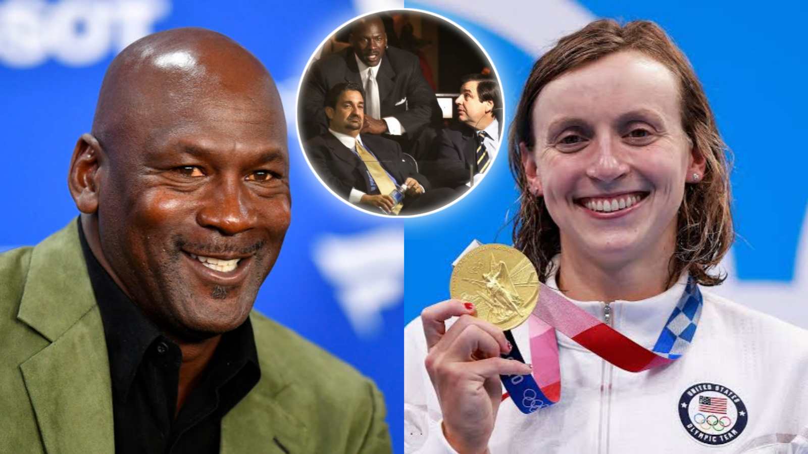 Video of Katie Ledecky chilling with Michael Jordan goes viral after Paris Olympics heroics