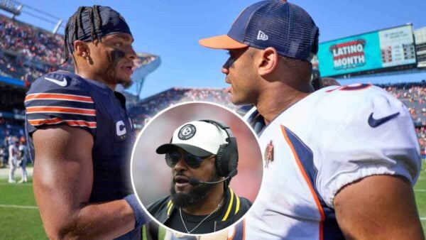 Mike Tomlin on heated Russell Wilson vs. Justin Fields rivalry