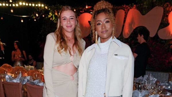 Naomi Osaka and Amanda Anisimova