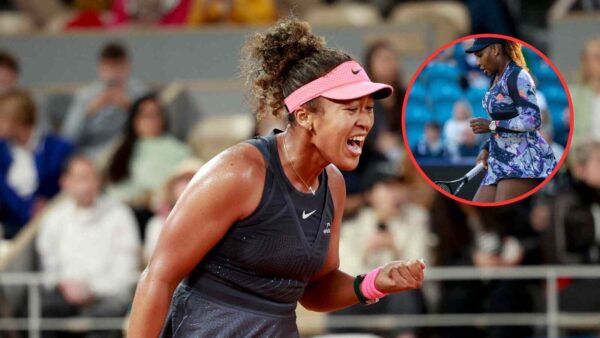 Naomi Osaka and Serena Williams