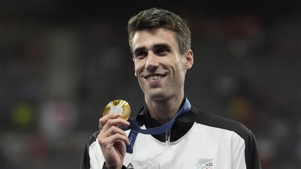 New Zealand's Hamish Kerr won gold in Men's High Jump at Paris Olympics, 2024