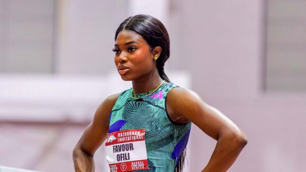 Nigerian athlete Favour Ofili will not participate in the 100m race at Paris Olympics 2024