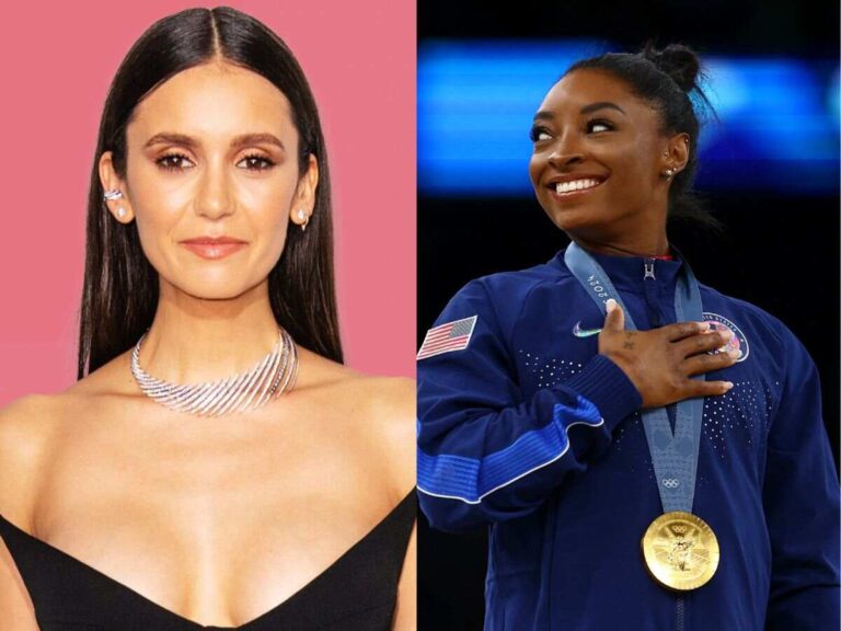 Vampire Diaries star Nina Dobrev calls Simone Biles the GOAT of all Vampire Diaries star Nina Dobrev calls Simone Biles the GOAT of all