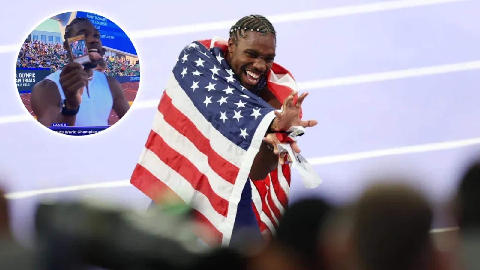 Noah Lyles kept his word on ‘nerdy’ bet before bagging gold medal at Paris Olympics
