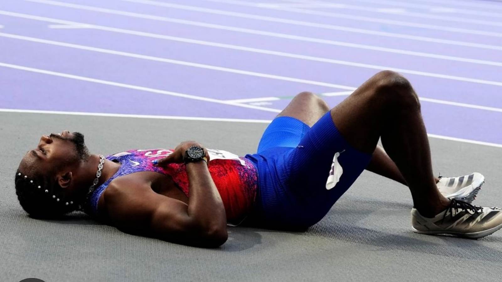 Noah Lyles mother BLASTS Paris Olympics security for poorly handling COVID-19 affected son