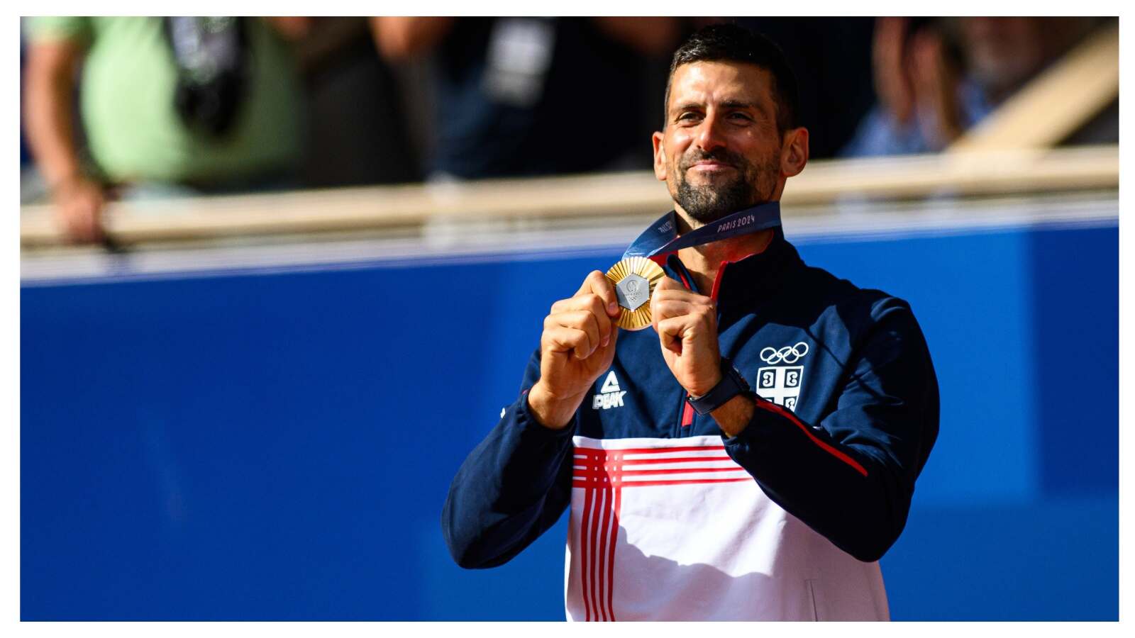 “I put my heart, body, and family on the line,” Novak Djokovic reacts after defeating Carlos Alcaraz in straight sets to win maiden Olympic gold at 37