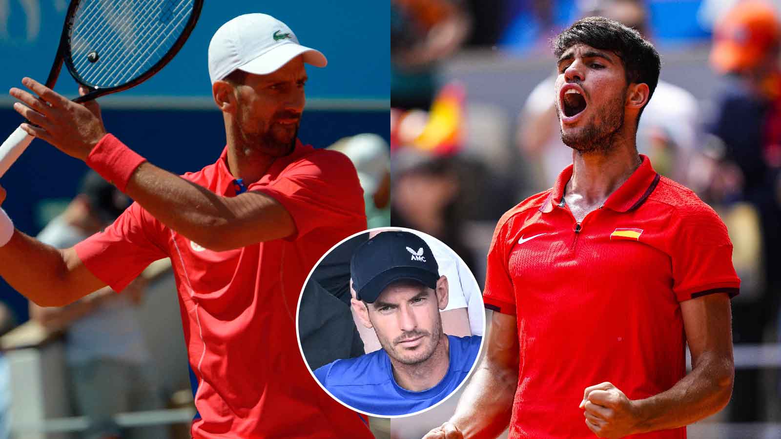 “It would be great if he could manage to get gold,” Andy Murray picks his favorite among Novak Djokovic and Carlos Alcaraz to win Olympic gold in singles