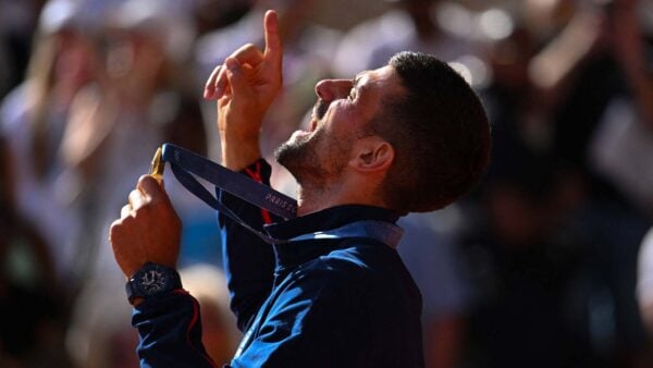 Novak Djokovic gold medal Paris Olympics