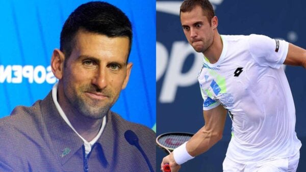 Novak Djokovic on facing Laslo Djere