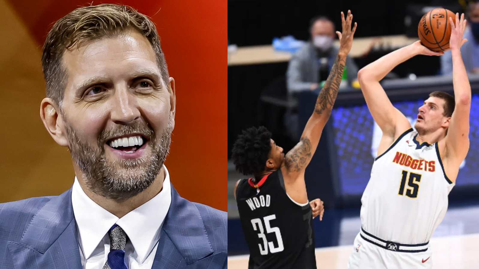 “I could never do!” Dirk Nowitzki loves Nikola Jokic’s iconic fadeaway shot