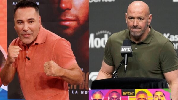 Oscar De La Hoya takes a dig at Dana White again