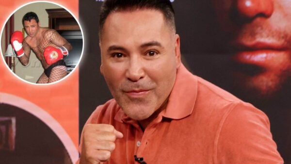 Oscar De La Hoya talks about the fishnet lingerie incident