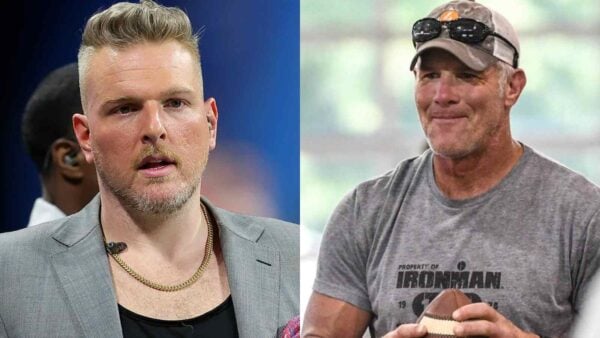 Pat McAfee and Brett Favre