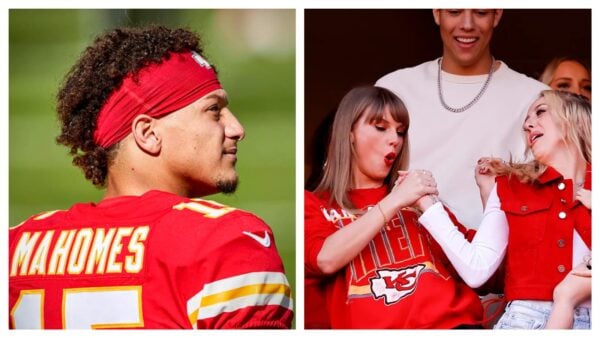 Patrick Mahomes, Taylor Swift and Brittany Mahomes