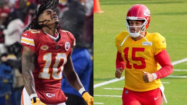 "He's not human!" - Patrick Mahomes' INSANE behind-the-back touchdown pass at Chiefs practice has fans in awe