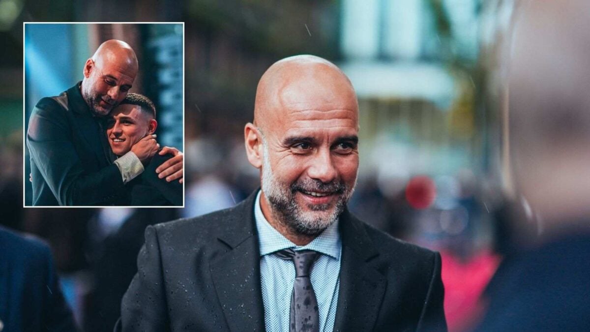 Pep Guardiola & Phil Foden