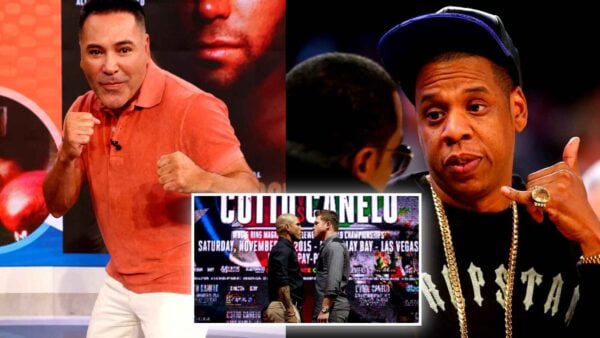 Rapper Jay-Z forked over $250,000 to Oscar De La Hoya