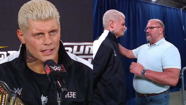 Cody Rhodes and Arn Anderson at SummerSlam 2024