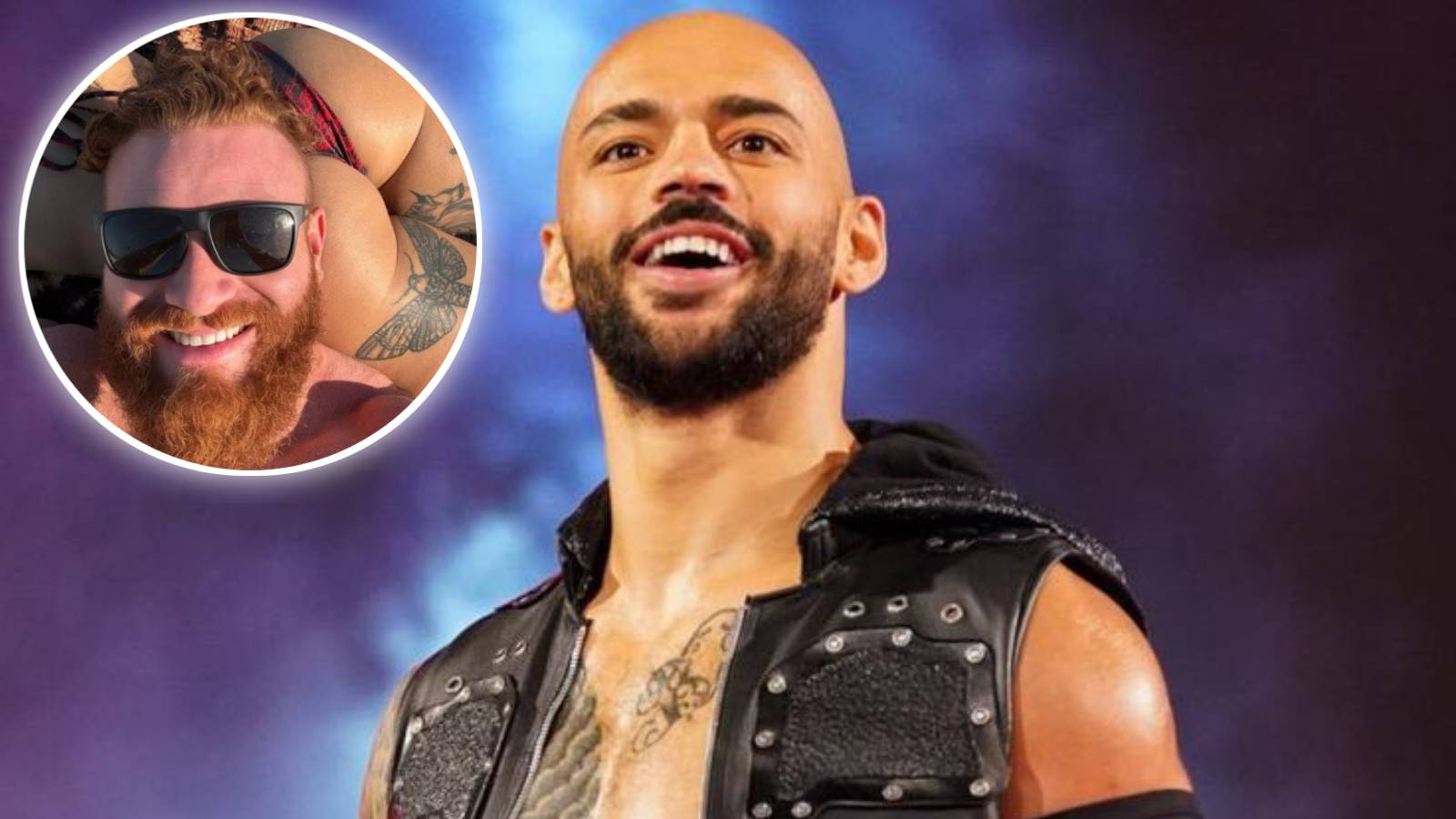 “Bro Ricochet looks like AI”- WWE Universe in splits after Ricochet recreates viral Rhea Ripley-Buddy Matthews photo with his fiance