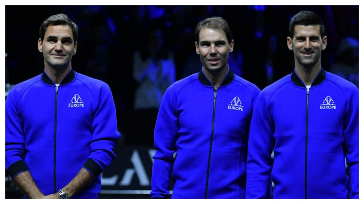 Roger Federer, Rafael Nadal and Novak Djokovic