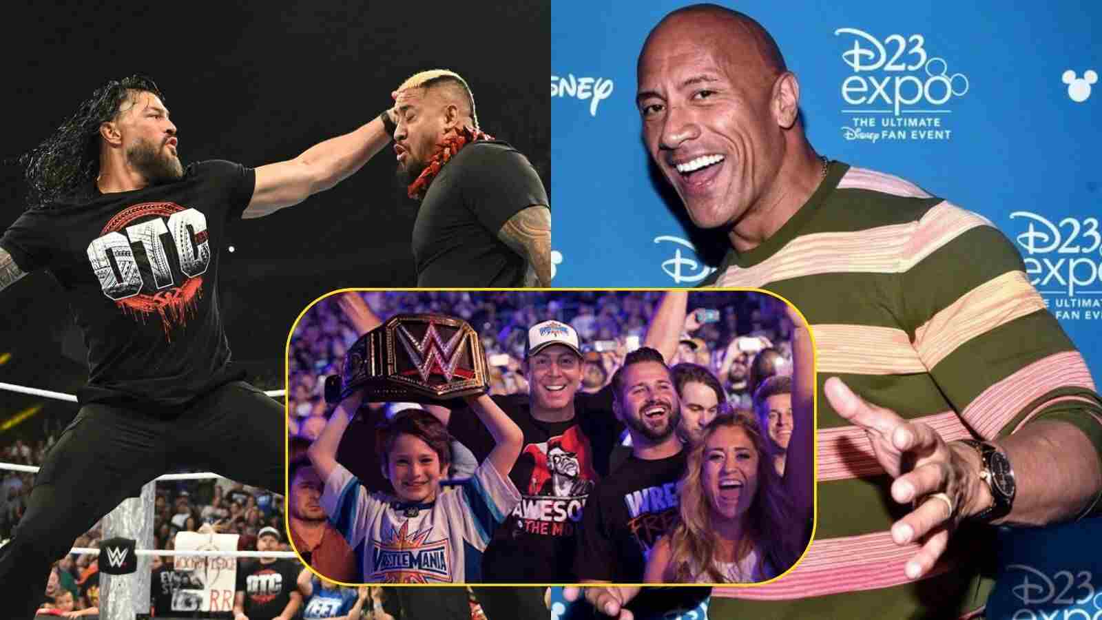 “Shaking his as* while Chief got jumped,” Wrestling fans go wild after realizing what The Rock was doing while Roman Reigns was fighting the new Bloodline alone on SmackDown