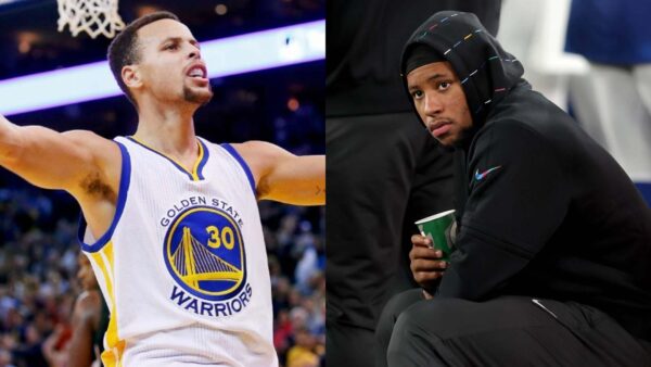 "He stayed loyal to one team" Saquon Barkley congratulating Steph Curry after USA basketball winning Gold turns into a nightmare